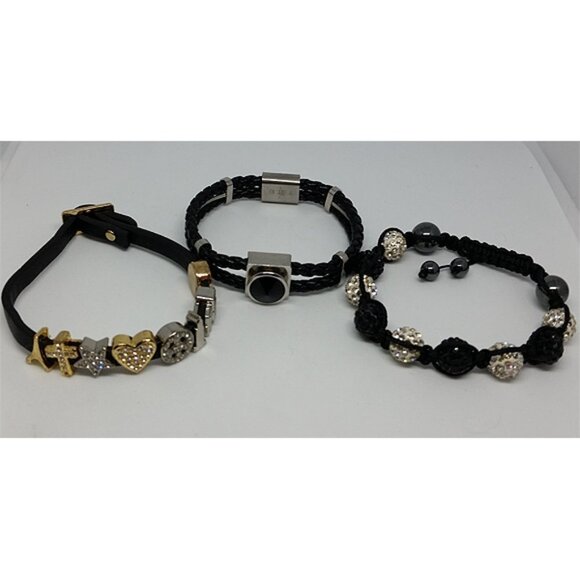 Curated bundle trendy boho style bracelets lot of 3. - Picture 2 of 4